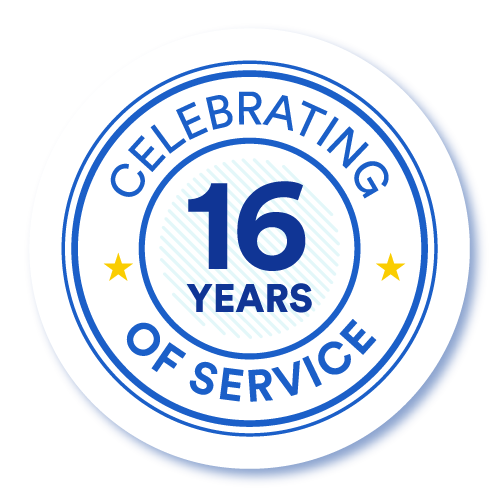celebrating 16 years of service